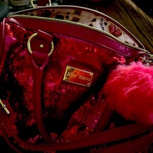 Sequined Betsey Johnson satchel